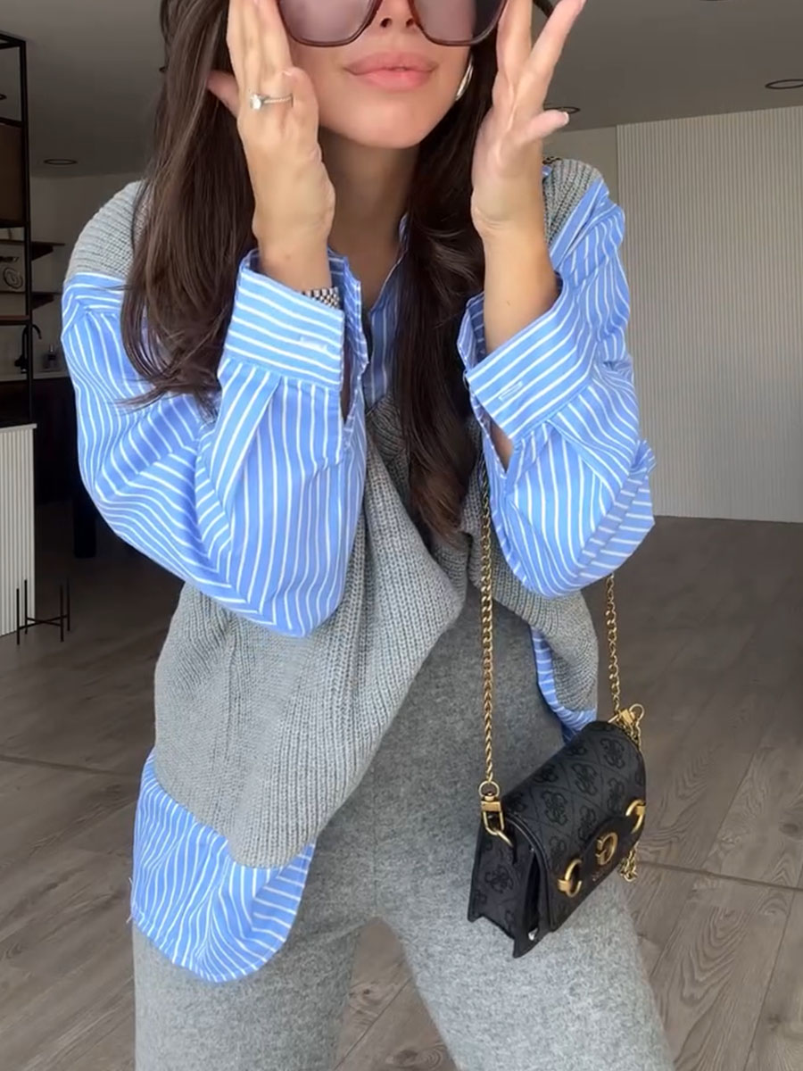 Elle Striped Shirt & Pants