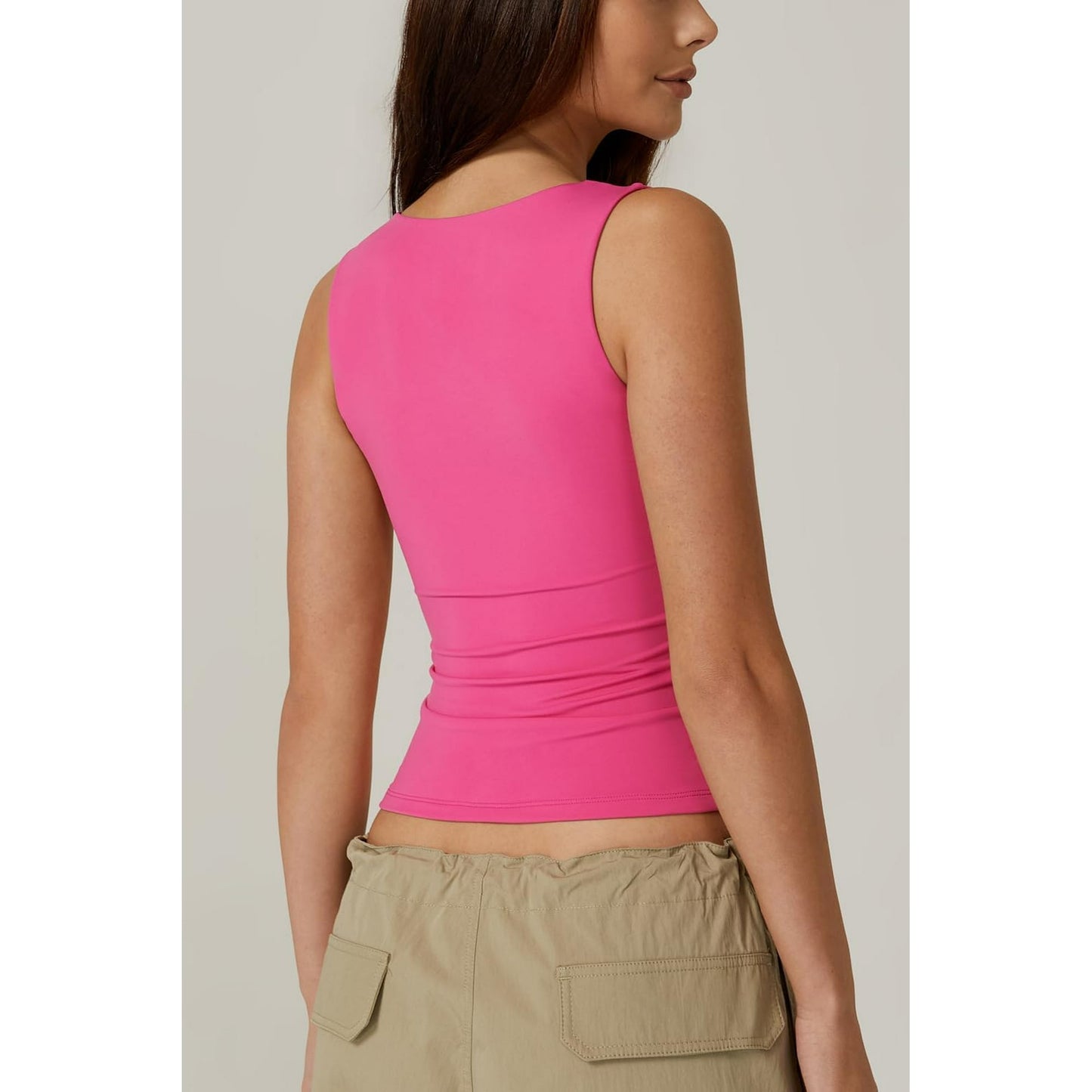 Camila Elegant Sleeveless Square Neck Tank Top