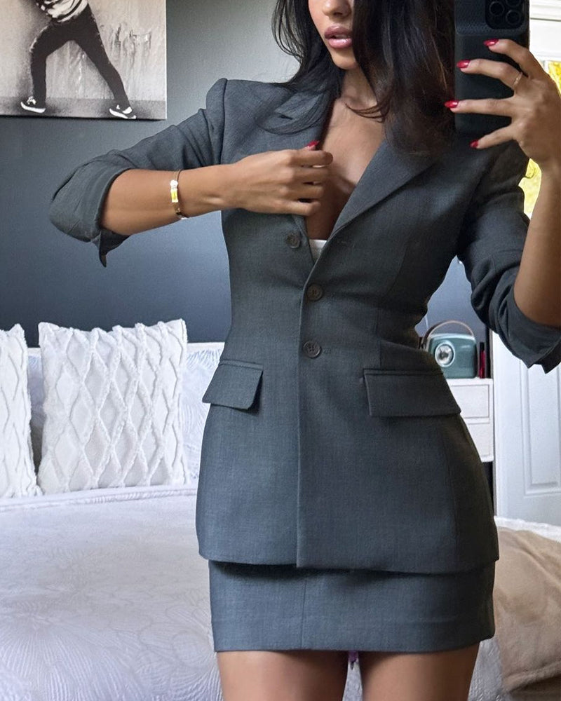 Kendra Tailored Blazer Dress Set