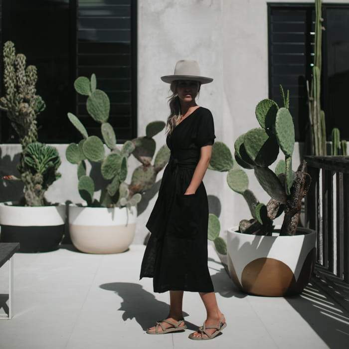 Amelia Cotton Linen Dress