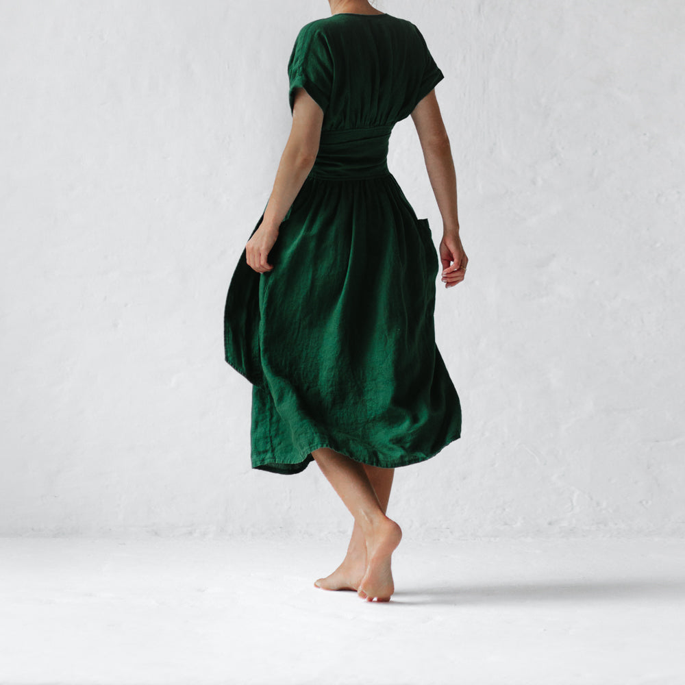 Amelia Cotton Linen Dress