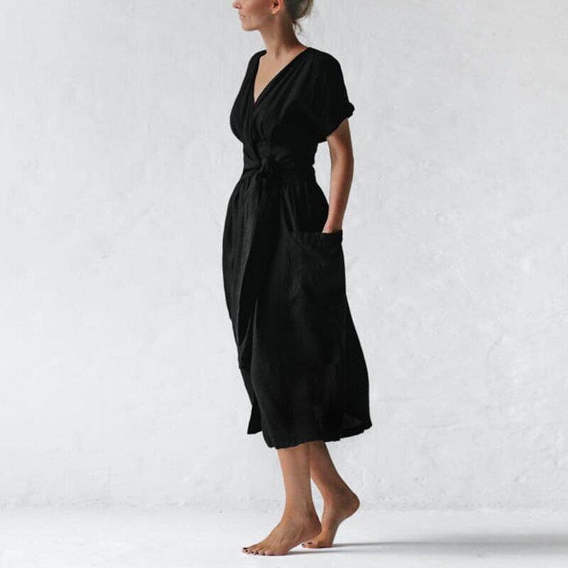 Amelia Cotton Linen Dress