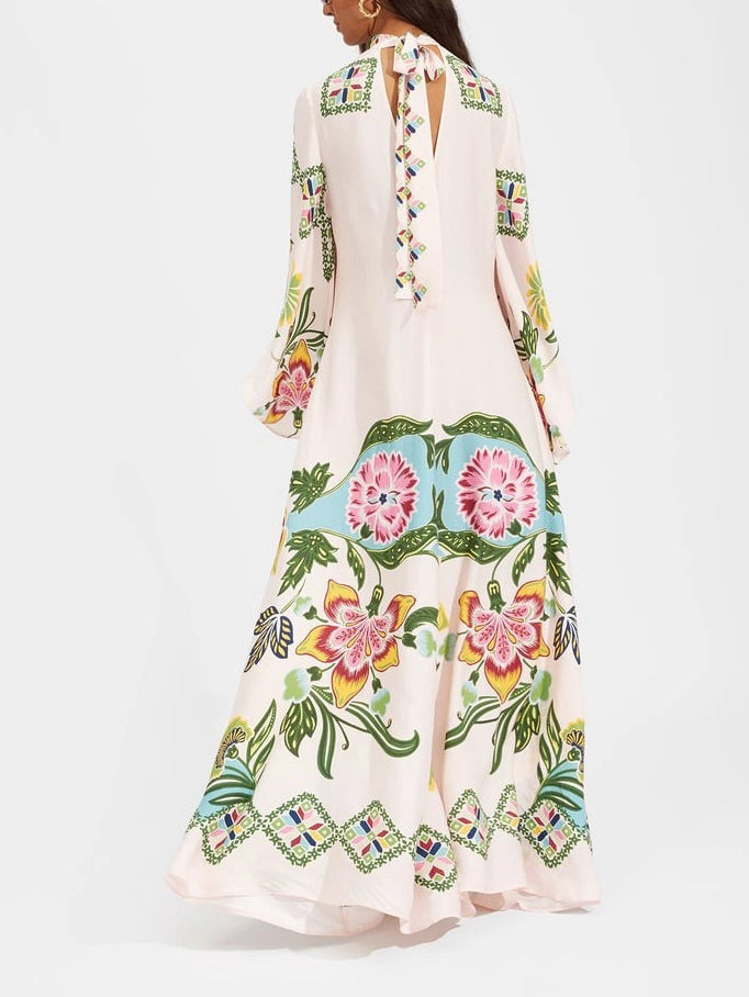Natalie Sunshine Floral Maxi Dress