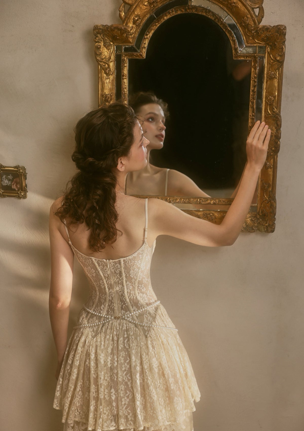 Riley Elegant Moonlight Corset Dress