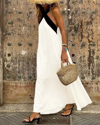 Anne Elegant Backless Dress