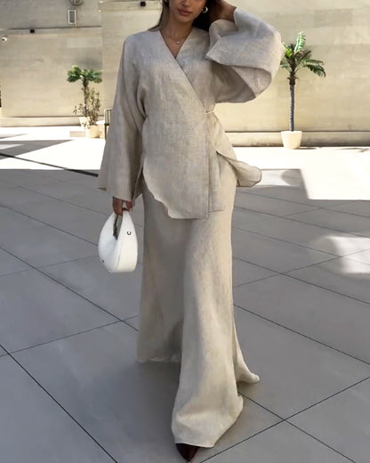 Talia Casual Chic Maxi Set