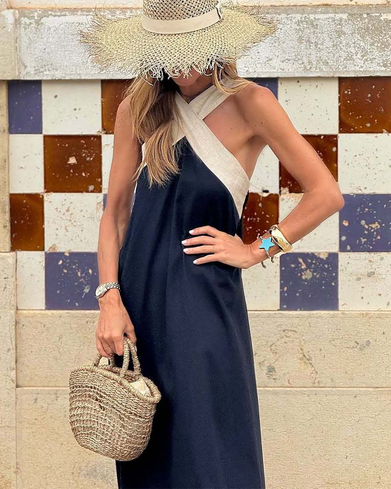 Anne Elegant Backless Dress