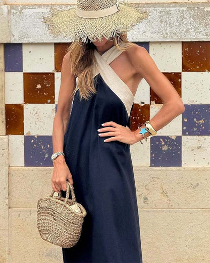 Anne Elegant Backless Dress