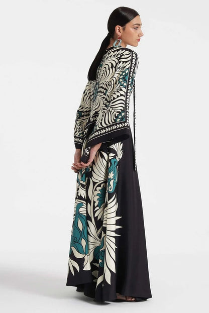 Neriah Boho Art Maxi Gown
