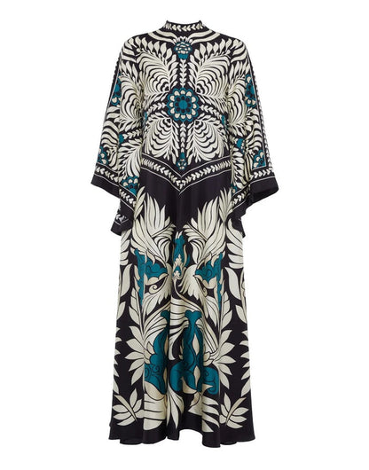 Neriah Boho Art Maxi Gown