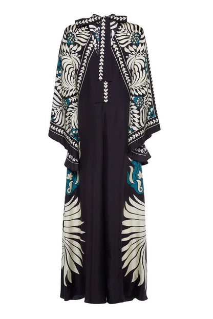 Neriah Boho Art Maxi Gown