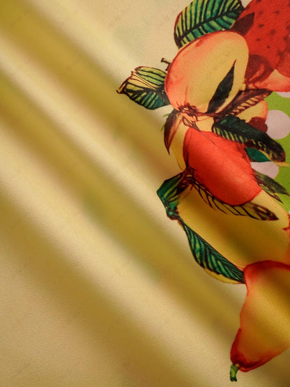 Nora Multicolor Print Lemon Pants