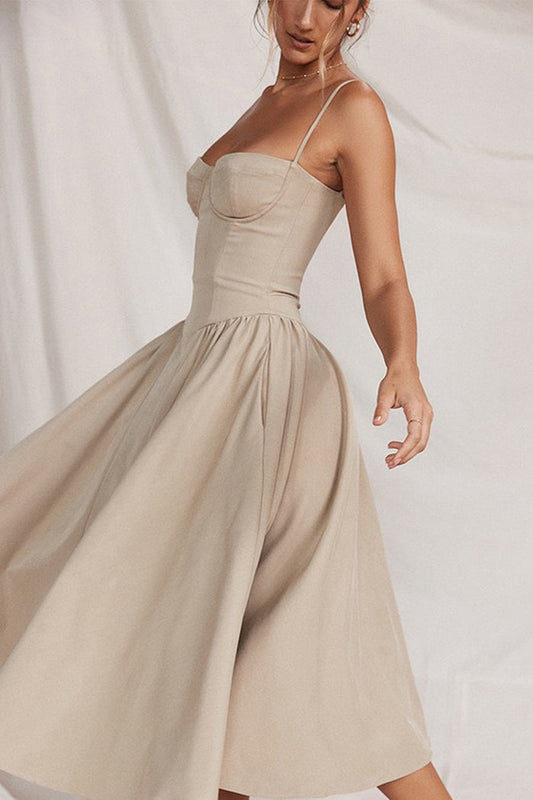 Camila Strappy Fit & Flare Dress