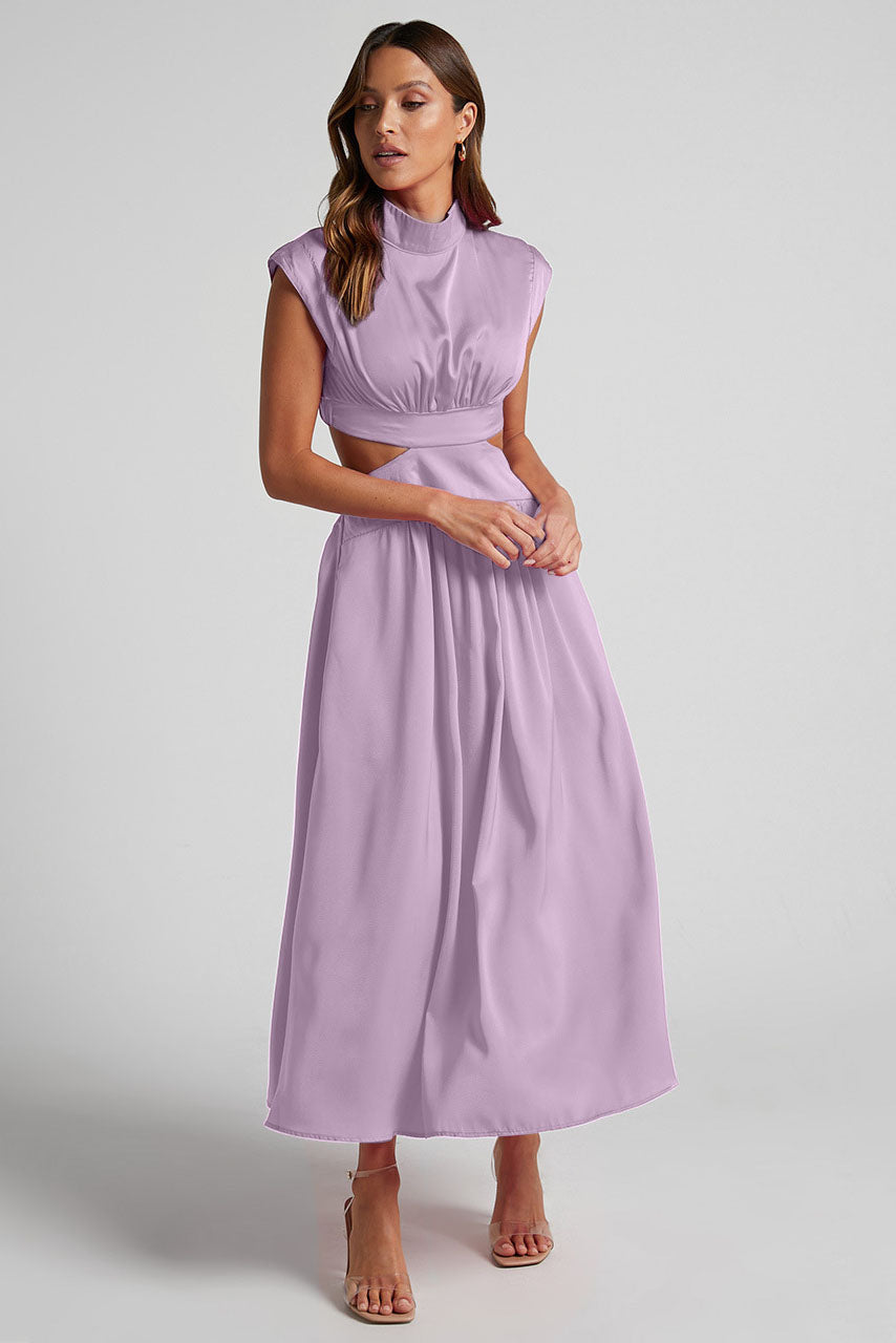 Sleeveless Cutout Midi Dress