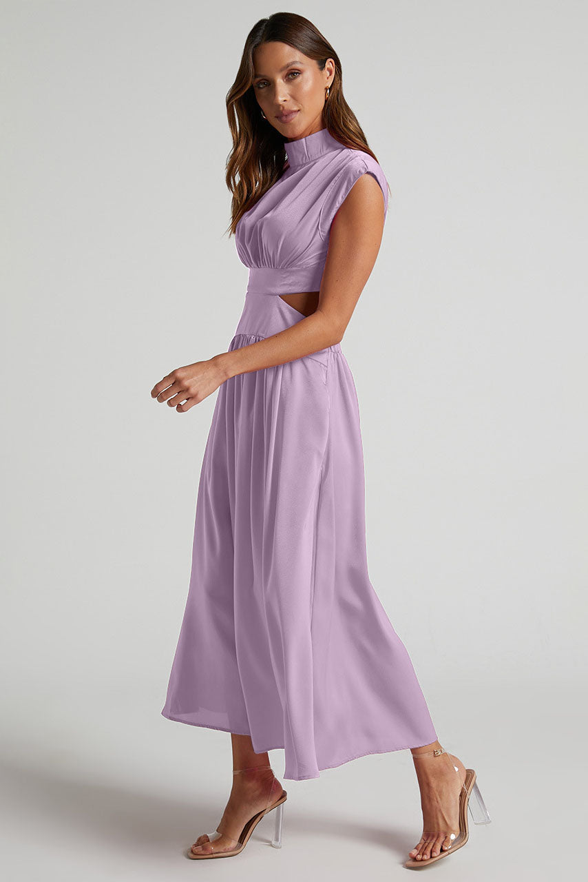 Sleeveless Cutout Midi Dress