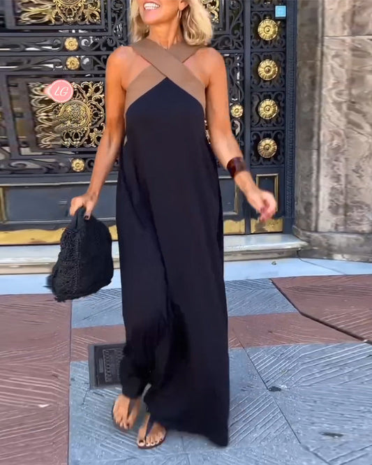 Anne Elegant Backless Dress