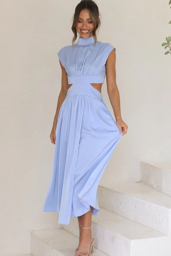 Sleeveless Cutout Midi Dress