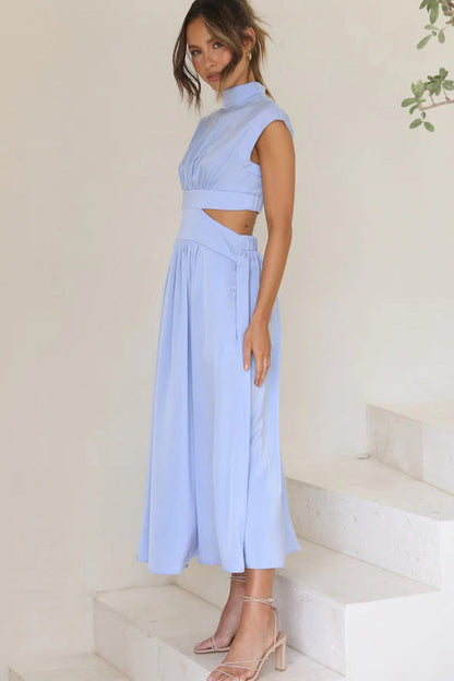 Sleeveless Cutout Midi Dress