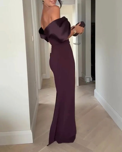Elegant Off-Shoulder Party Dress
