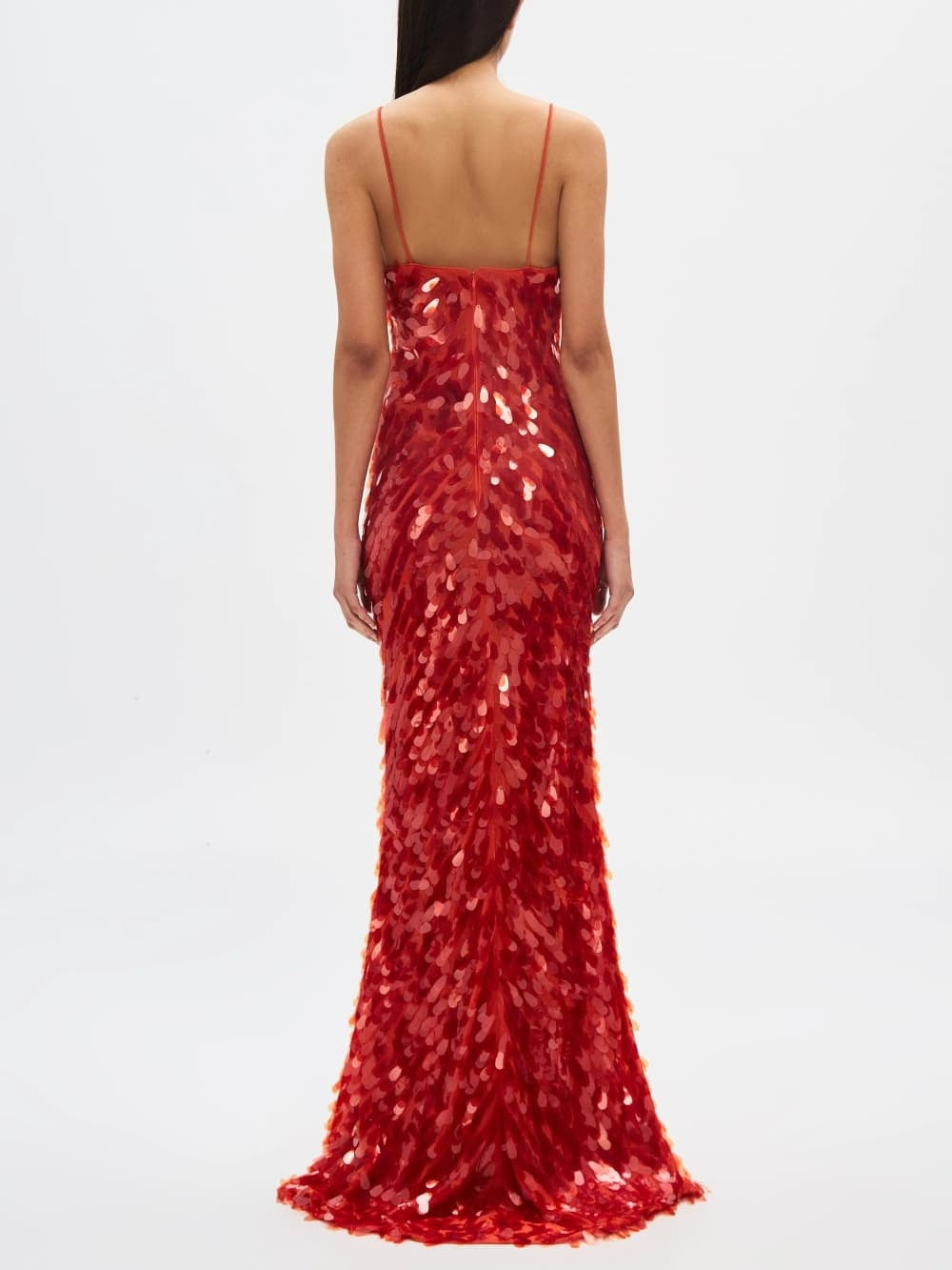 Amelia Red Sapphire Sequin Maxi Dress