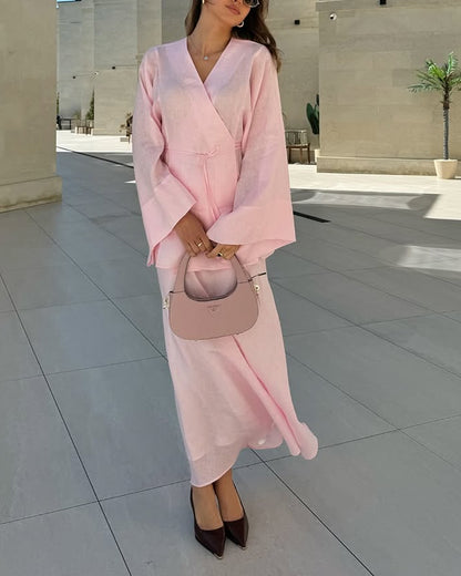 Talia Casual Chic Maxi Set