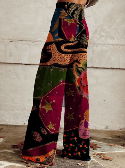 Hannah Elegant and Comfortable Boho Vintage Trousers