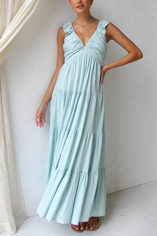 Ruffle Tiered Maxi Dress