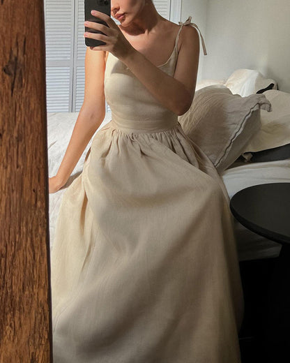 Sophia Chic V-neck strapless backless dress