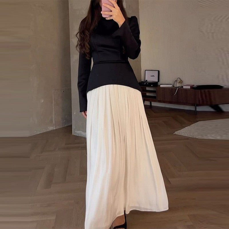 Elegant Soft Gradient Maxi Dress