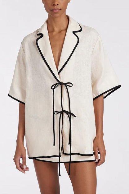 Short Sleeve Two-Piece Set