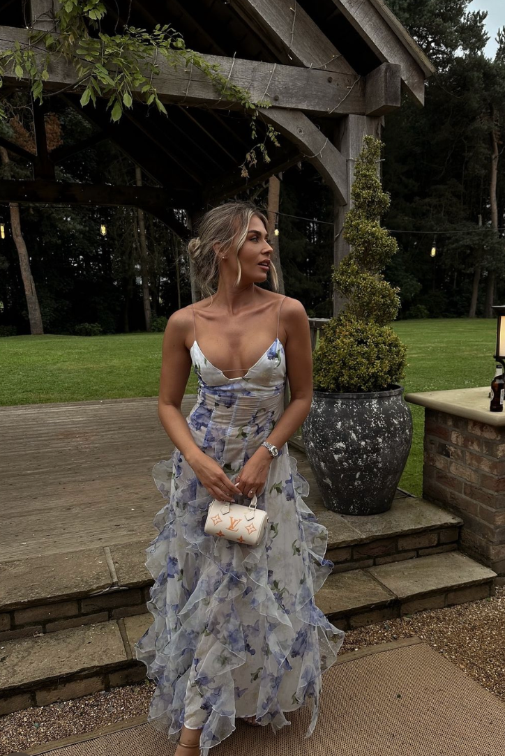 Shanna Ruffled Floral Dress