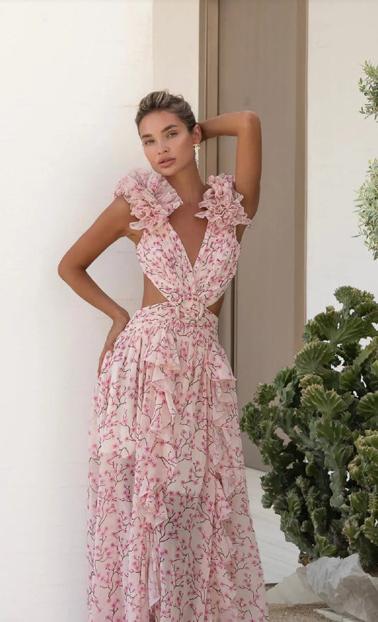 Emma Elegant Pink Dress