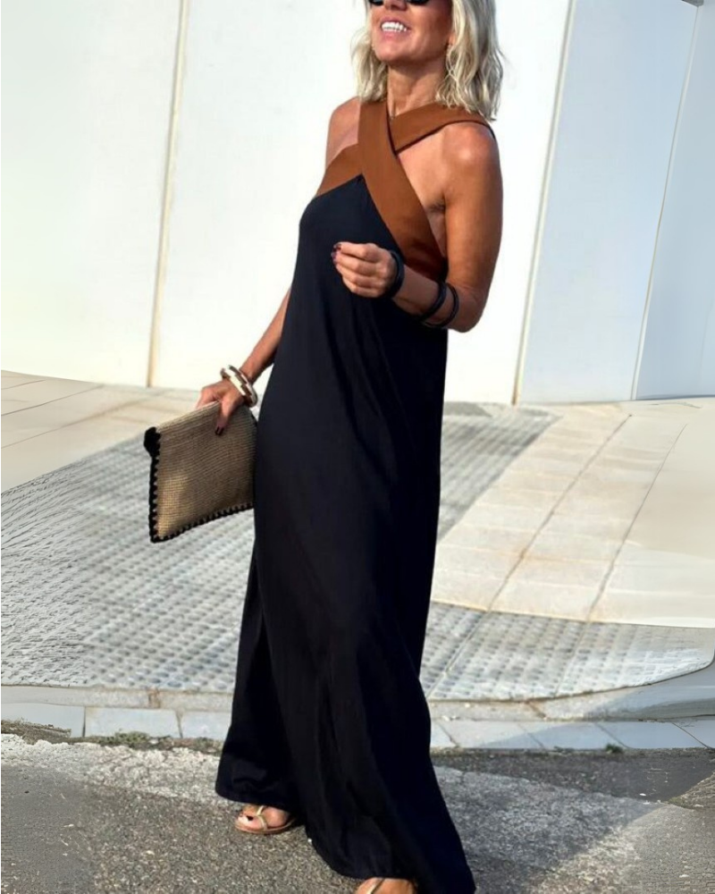 Anne Elegant Backless Dress