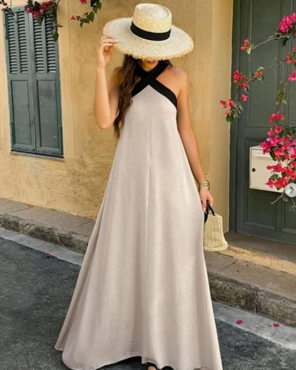 Anne Elegant Backless Dress