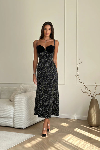Velvet Midi Dress