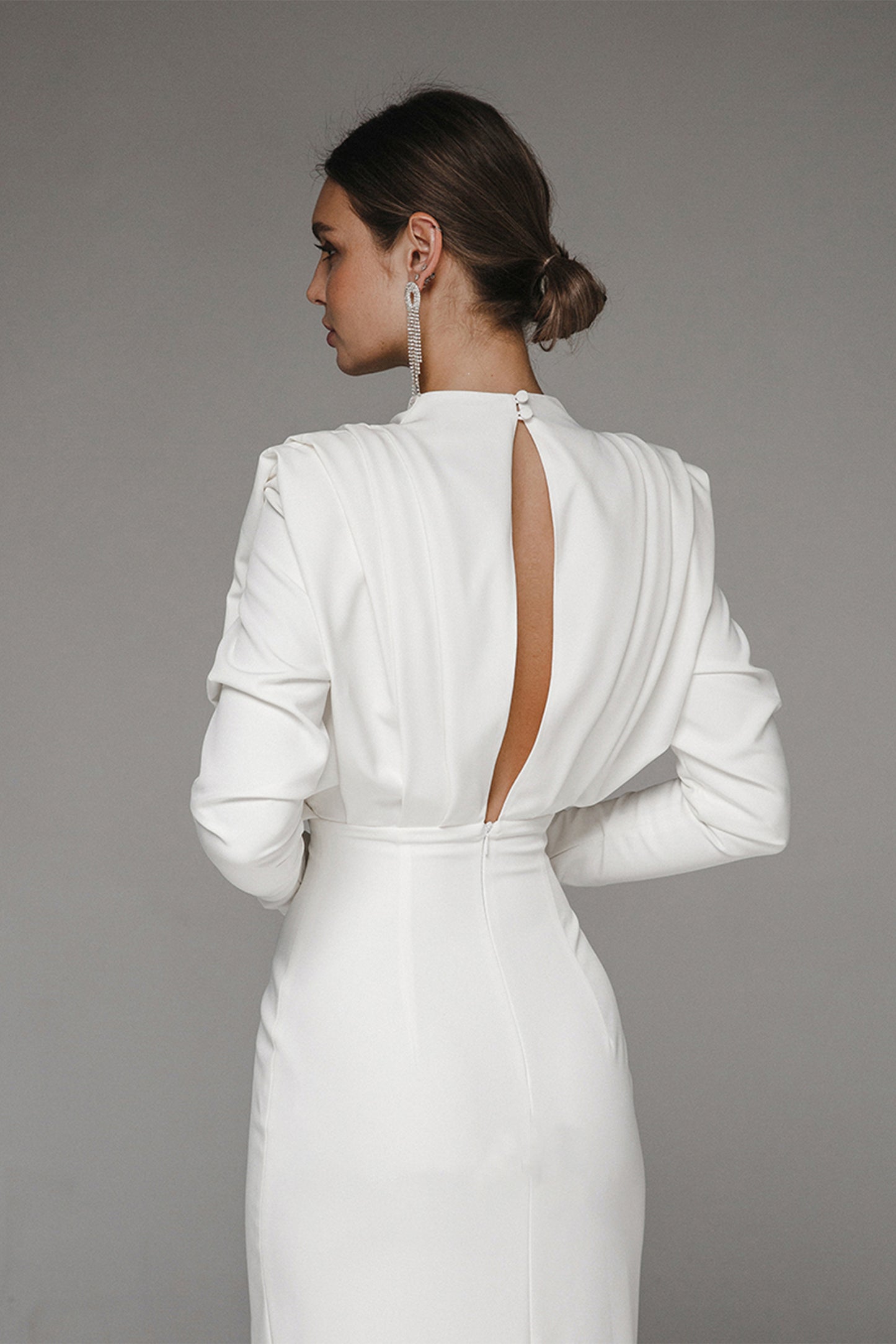 Isabella  Timeless High Split Midi Dress