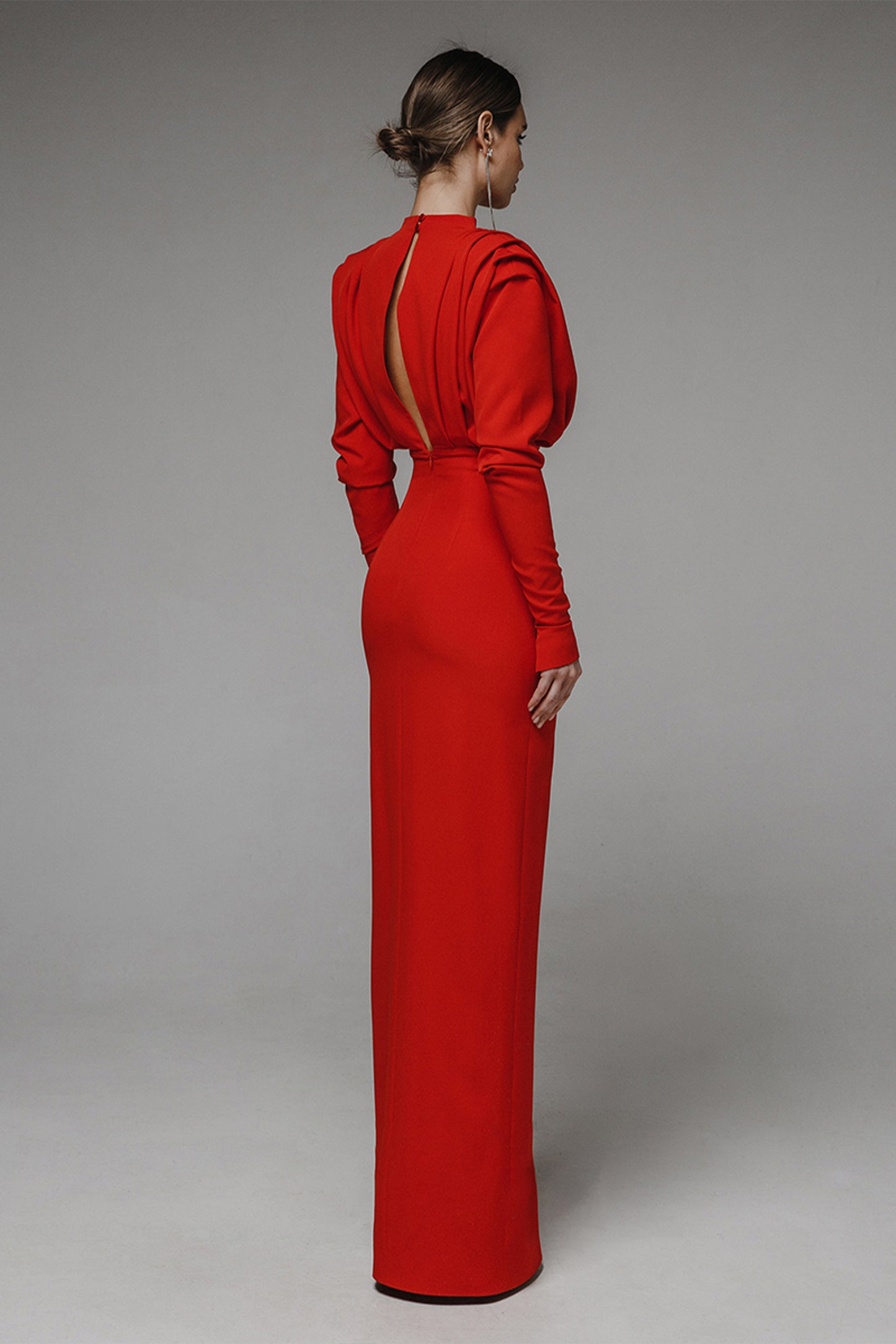 Isabella  Timeless High Split Midi Dress
