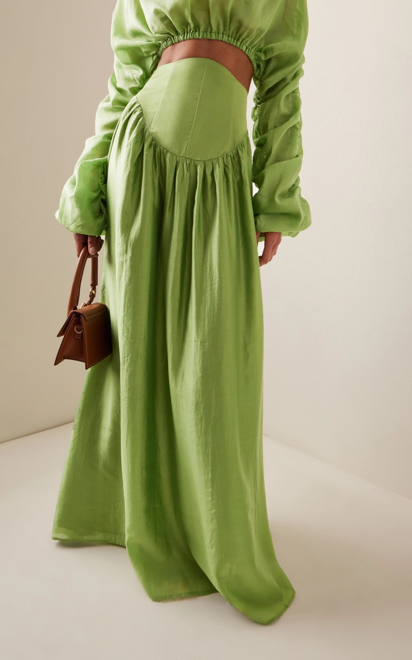 Isla Stylish Long Sleeve Top & Maxi Skirt Set