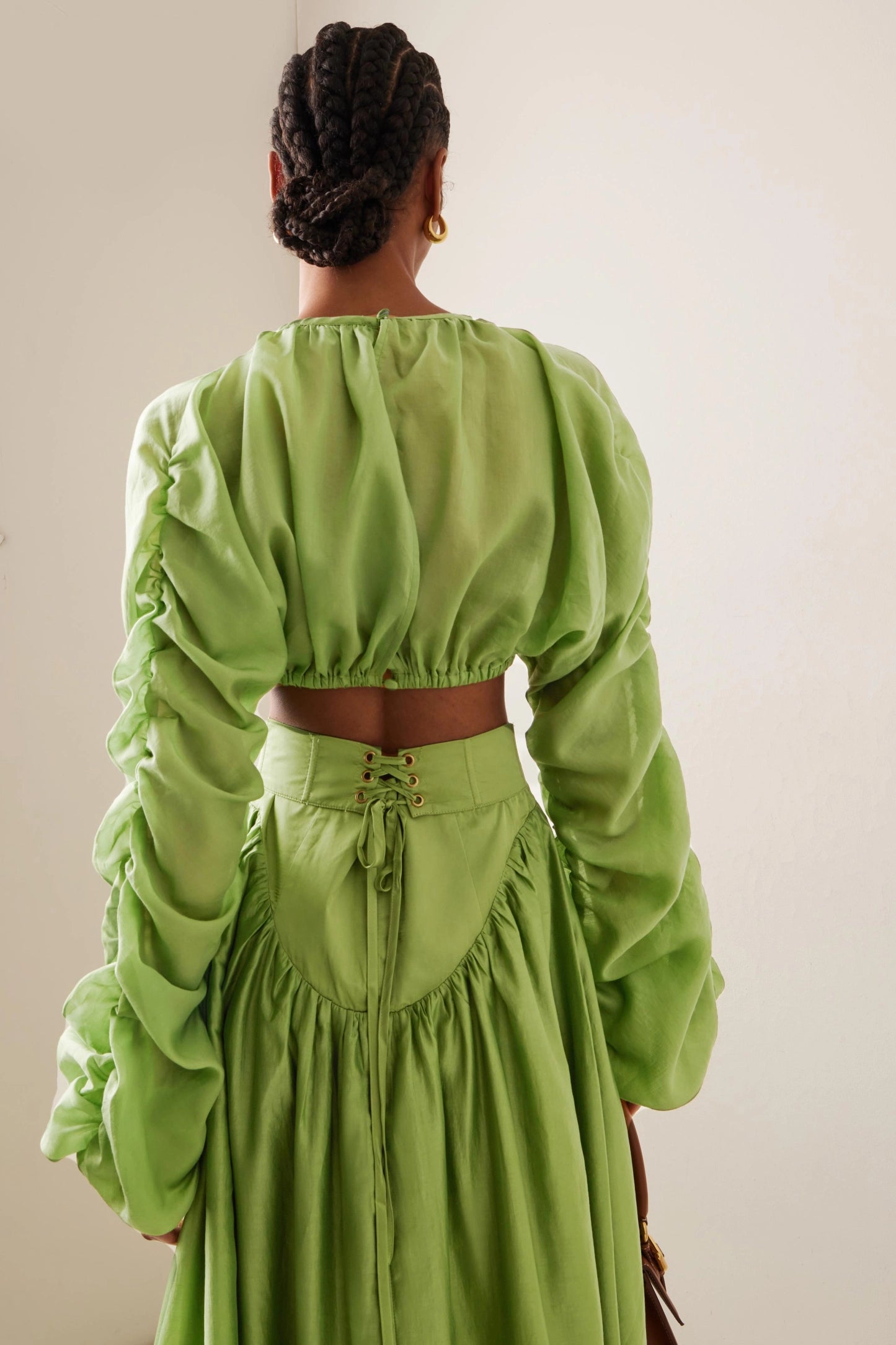 Isla Stylish Long Sleeve Top & Maxi Skirt Set