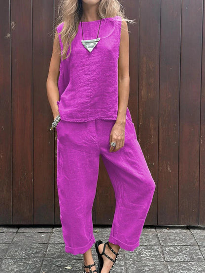 Lily Summer Two-Piece Set with Comfort and Style