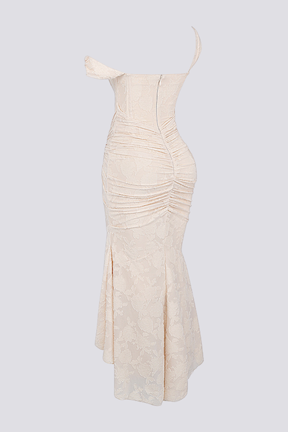 Octavie Ruched Corset Maxi Dress