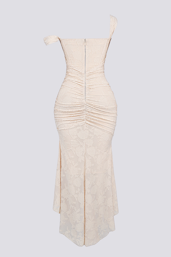 Octavie Ruched Corset Maxi Dress