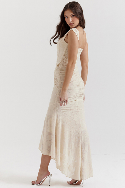 Octavie Ruched Corset Maxi Dress