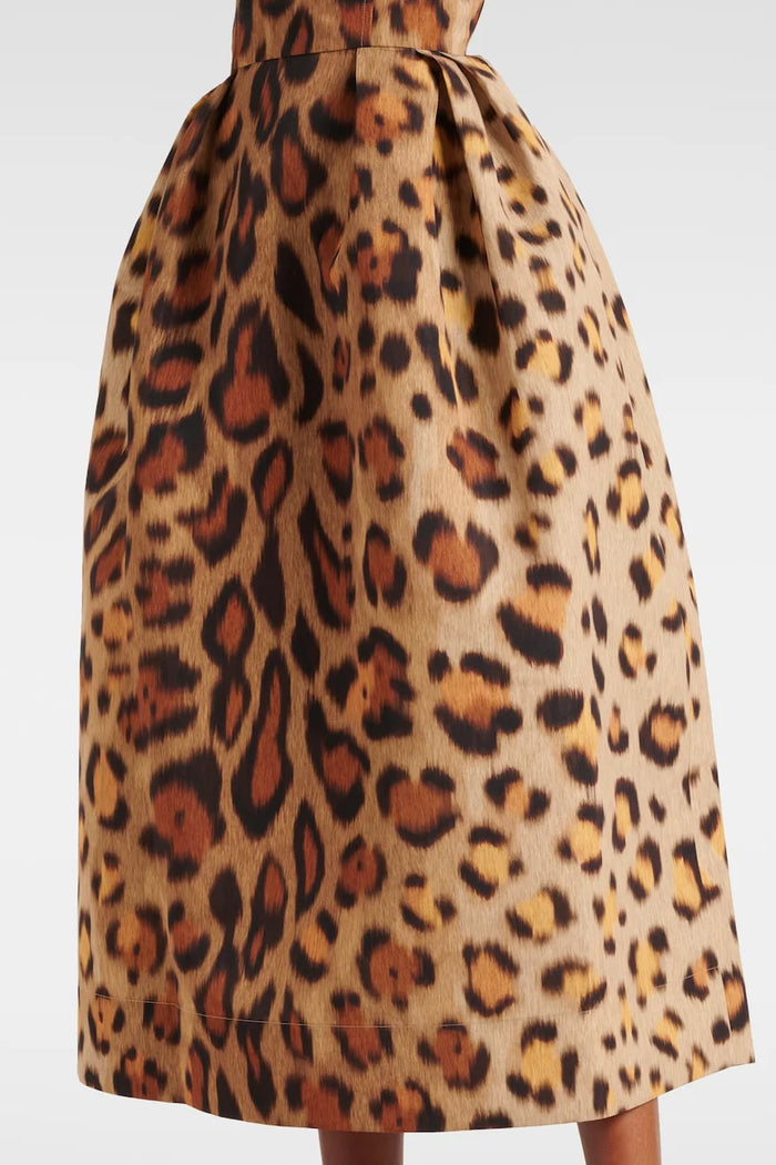 Lana Bold Animal Print Gown