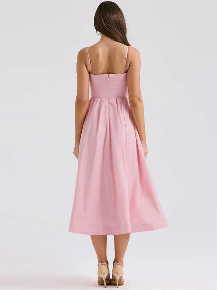 Lucy Elegant Spaghetti Strap Dress