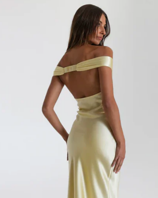 Natalie Rolt Bridget Dress Lemon Yellow