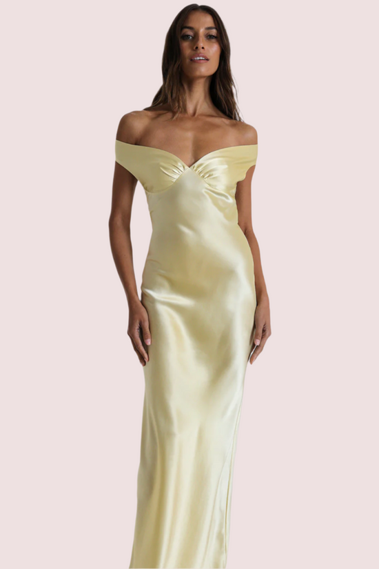 Natalie Rolt Bridget Dress Lemon Yellow