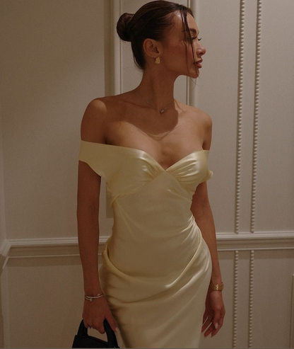 Natalie Rolt Bridget Dress Lemon Yellow