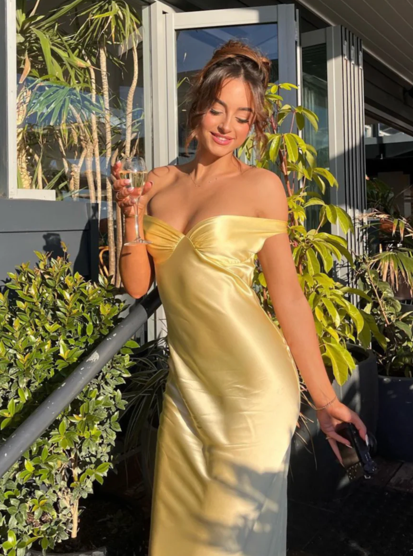 Natalie Rolt Bridget Dress Lemon Yellow