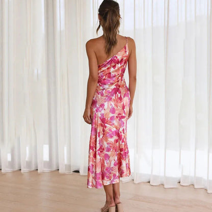Emilia Elegant One-Shoulder Dress